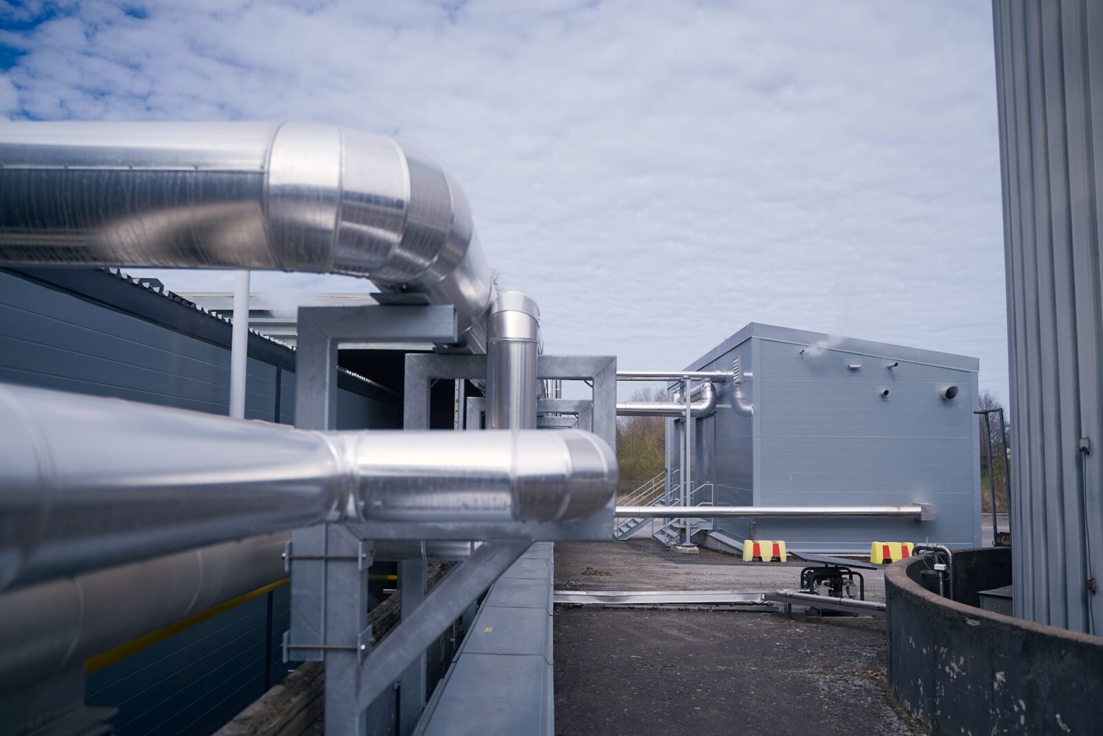 Energy production pipework and technical equipment